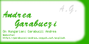 andrea garabuczi business card